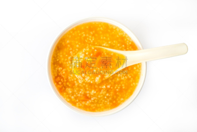 稷,南瓜,粥,蔬菜,食品,胡萝卜素,橙色,成分,餐具,自制的