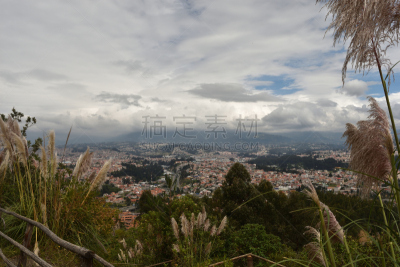 都市风景,厄瓜多尔,昆卡省,在上面,全景,南美,天空,休闲活动,光,气候与心情