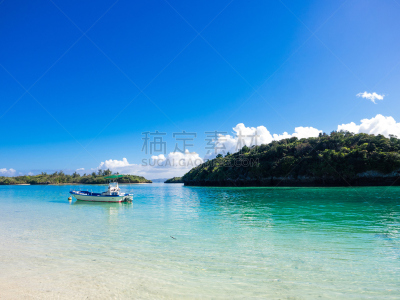 水,石垣岛,蓝色,海湾,青绿色,天空,休闲活动,夏天,水湾,礁石