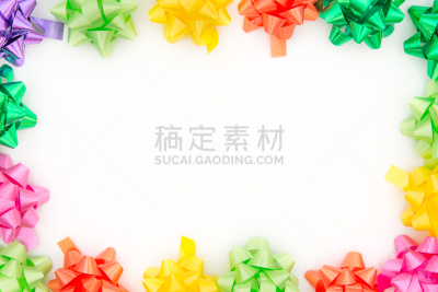 礼物,蝴蝶结,球,边框,水平画幅,计算机制图,计算机图形学,生日,塑胶