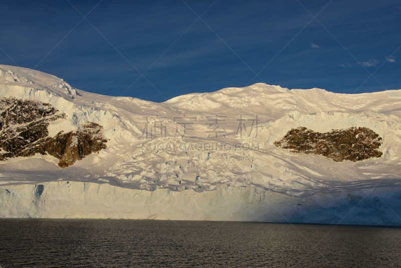 山,地形,南极洲,冰河,水,天空,水平画幅,雪,旅行者,户外