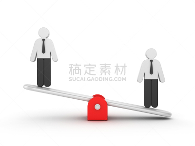 比例,三维图形,商务人士,跷跷板,策略,比较,平衡,秤,平衡力,商务策略