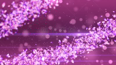 きらきらと桜花びらの背景