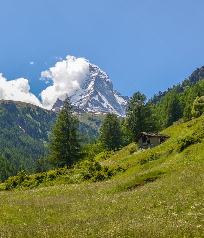 马特洪峰,瑞士阿尔卑斯山,垂直画幅,天空,度假胜地,山,雪,少女峰,无人,户外