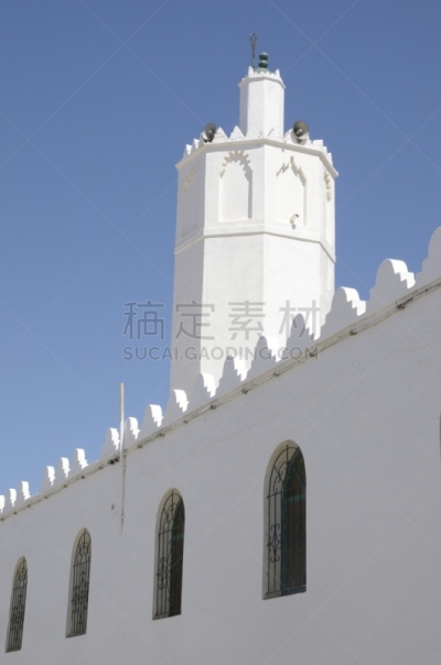 艾西拉,伦敦塔,白色,非洲,建筑外部,城镇,垂直画幅,图像,摩洛哥,无人