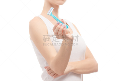 剃胡子,剃刀,女人,举起手,四肢,spa美容,除痣,蜜蜡脱毛,纯净,尖利