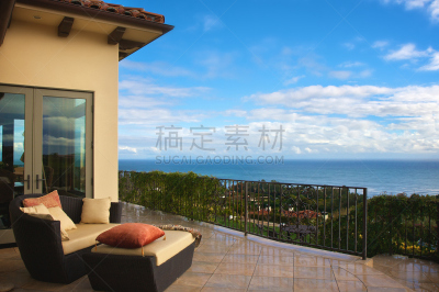 马里布,看风景,院子,水平画幅,高视角,无人,户外,云景,居住区,非凡的