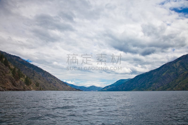 澈兰湖,水,水平画幅,地形,无人,户外,湖,云景,山脉,山