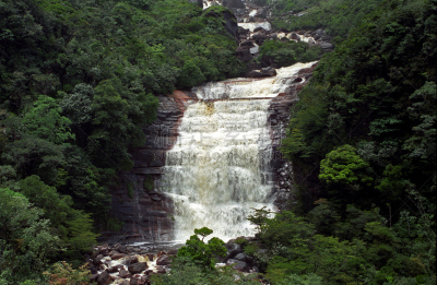 canaima,委内瑞拉,天使瀑布,亚马逊地区,水平画幅,瀑布,湿,异国情调,户外,美洲