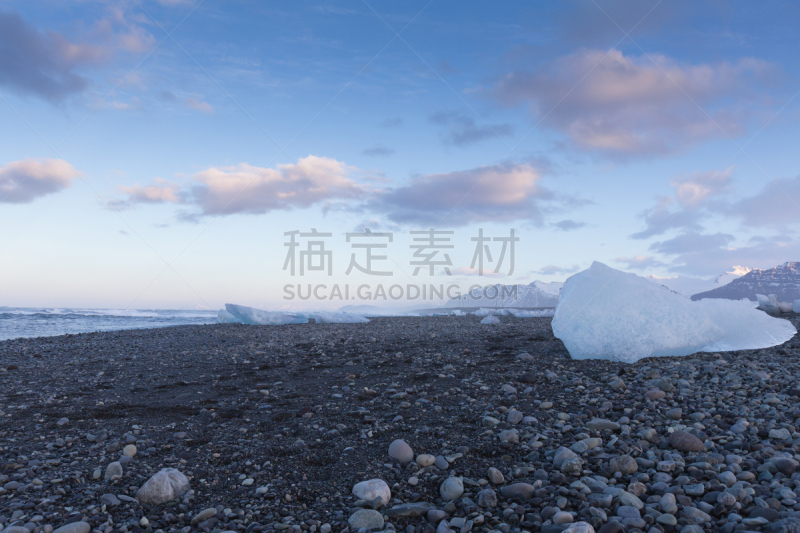 天空,蓝色,冰块,背景,海滩,黑岩沙漠,北极,冰岛国,平视角,环境