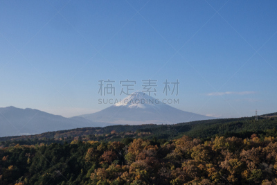空中走廊,富士山,风景,桥,三岛市,活火山,雪山,戏剧性的景观,火山,美