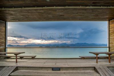 杭州,地形,建筑,西湖,水平画幅,云,无人,交通,夏天,户外