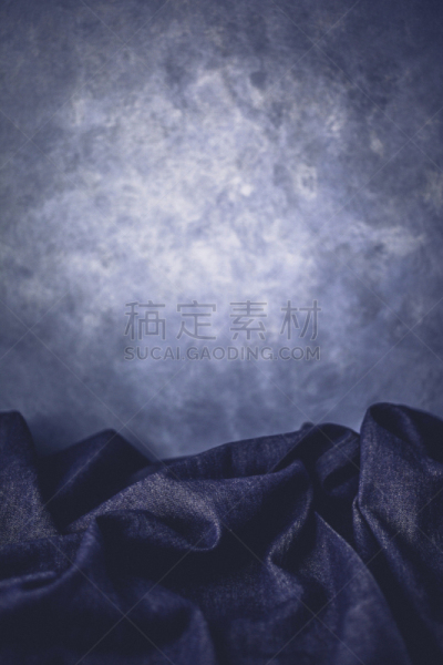 纺织品,背景,手工着色,点画效果,美术效果,粗斜纹棉布,斑驳的,背景聚焦,蓝色背景,垂直画幅