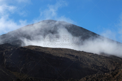 新西兰,山,横越,自然,风景,图像,著名景点,新西兰北岛,无人,湖
