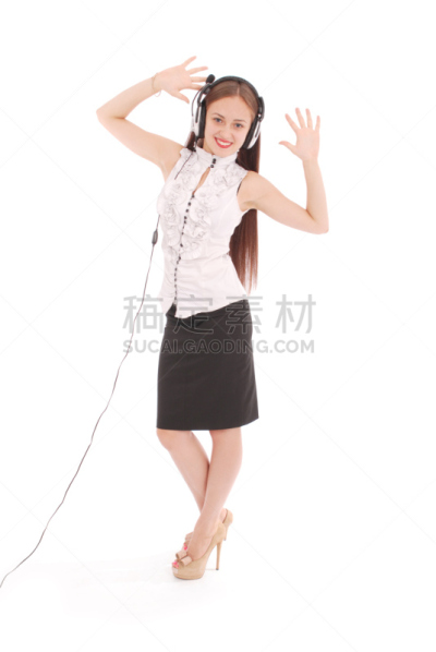 可爱的,少女,音乐,耳机,垂直画幅,青少年,艺术家,歌手,作曲家,青年人