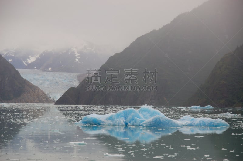 沙耶冰河,朱诺,自然,水平画幅,地形,冰河,无人,冰,冬天,风景