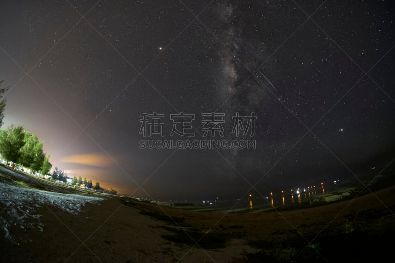 流星,银河系,天空,星迹,水平画幅,星星,夜晚,无人,马来西亚,流星群