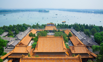 颐和园,昆明湖,水平画幅,旅行者,户外,大门,不关心,湖,植物,屋顶