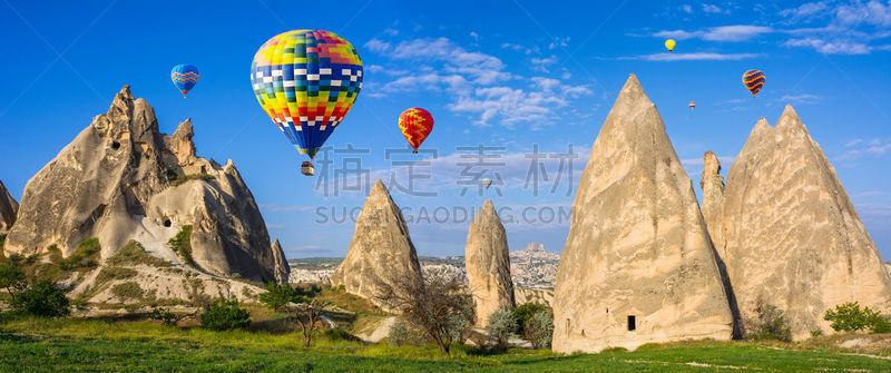 气球,卡帕多奇亚,旅游目的地,热气球,土耳其,mithridates vi,戈雷梅,飞,获胜,相伴