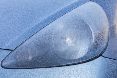前灯,霜,汽车,水平画幅,纹理效果,雪,无人,陆用车,玻璃,早晨