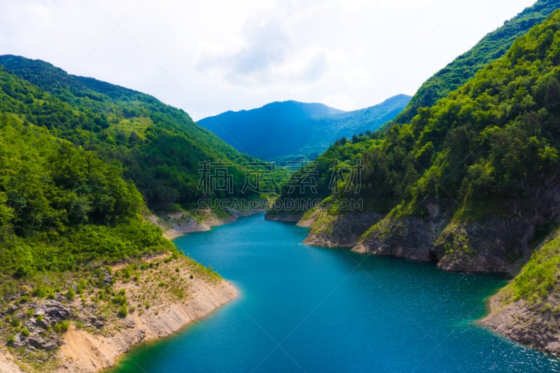 湖,地形,森林,自然美,山,美,水平画幅,无人,夏天,户外