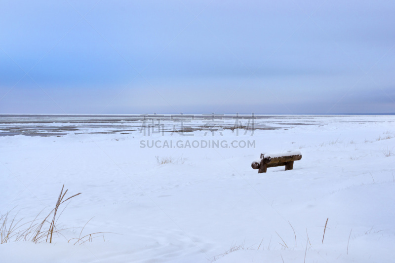 雪,冬天,海滩,海湾,度假胜地,寒冷,旅途,暗色,一月,东维鲁县