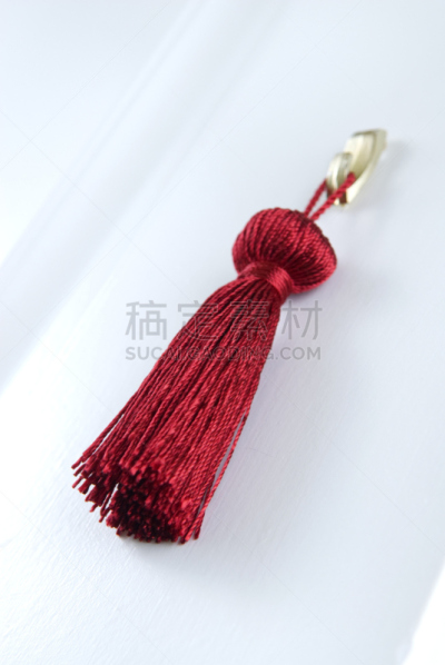 红色,穗,个人随身用品,垂直画幅,室内,白色,彩色图片,无人,装饰物,居家装饰