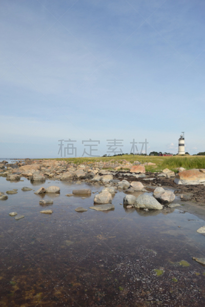 灯塔楼,瓦尔贝里,法肯柏尔,自然,垂直画幅,天空,草地,无人,蓝色,夏天