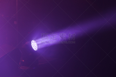 聚光灯,紫色,舞台,发光二级管,夜晚,光亮,灯,烟,明亮,夜生活