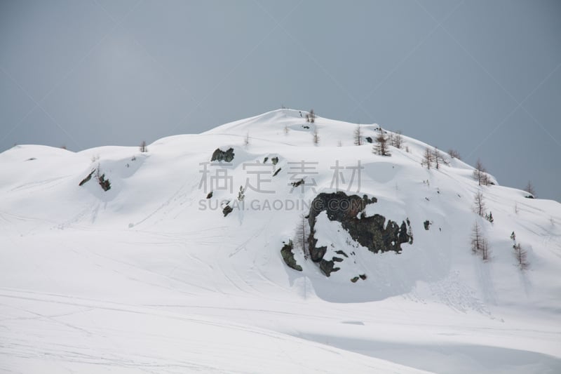 地形,冬天,寒冷,水平画幅,奥斯塔山谷,雪,无人,户外,瑞士,山脊