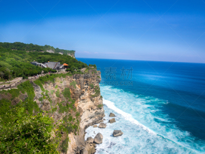 巴厘岛,乌鲁瓦度,印度尼西亚,海滩,水,天空,水平画幅,无人,夏天,户外
