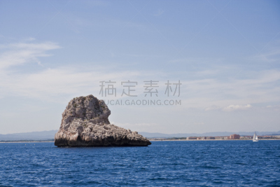 巴利阿里玛代,埃斯塔蒂特,轿车,水,天空,水平画幅,沙子,无人,夏天,海浪
