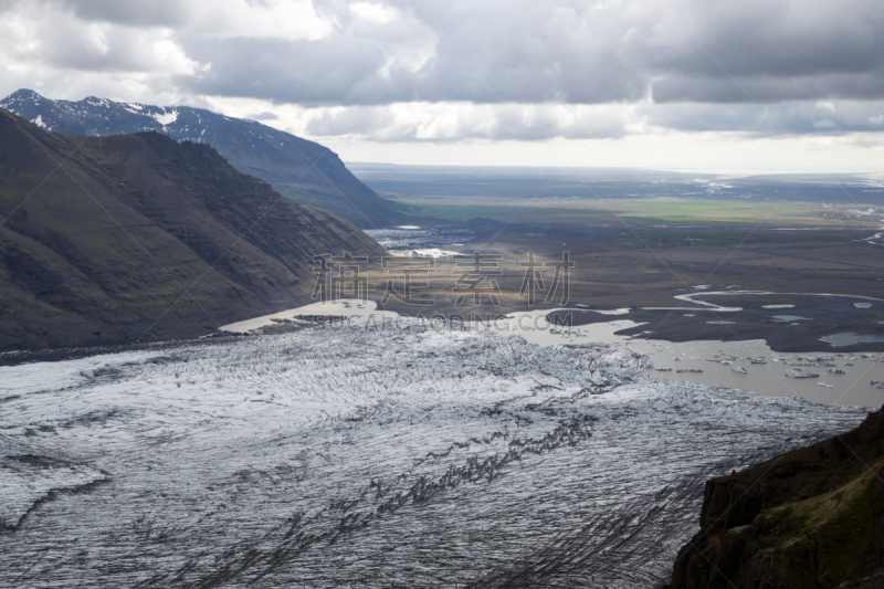 skaftafell glacier,冰岛国,莫斯特,一个物体,史卡法特,冰隙,冰碛,莎草,瓦特纳冰原,维京人