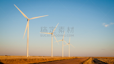 风轮机,农场,水平画幅,风力,涡轮,工厂,户外,机器,美国中西部地区,植物