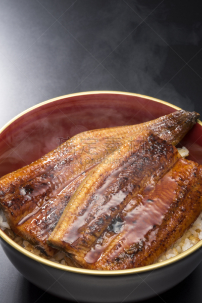 淡水鳗鱼,日本食品,格子烤肉,传统,垂直画幅,饮食,盖饭,无人,鳗蒲烧,日本