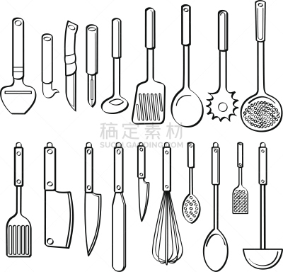 厨房器具,削皮器,酱料刷,去皮的食物,搅拌器,嫩煎食品,文章,热,部分,炖品