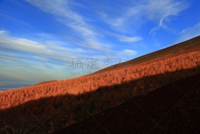 山,富士山,白云山脉,山之湖,河口湖,富士河口湖,荧光色,山梨县,太空,水平画幅