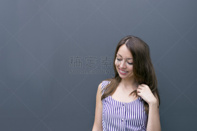 磁铁,青年女人,可爱的,魅力,人,乌克兰,肖像,长的,图像