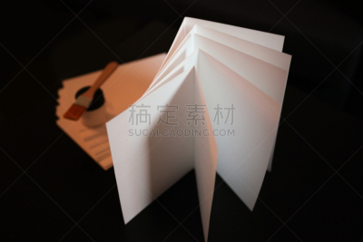 书,艺术,手,纸,手工纸,空白的,自制的,空的,概念,知识