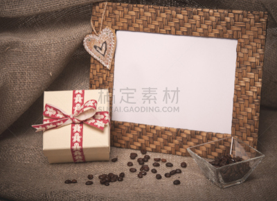 亚麻布,边框,包装纸,咖啡豆,烤咖啡豆,打褶,式样,折叠的,水平画幅,无人