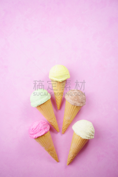 多样,冰淇淋,冰淇淋蛋卷,季节,夏天,组物体,多色的,冻结的,精神振作,热