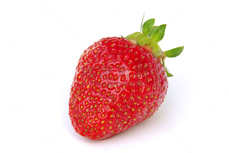 草莓,分离着色,红色,饮食,白色,水平画幅,彩色图片,水果,无人,浆果