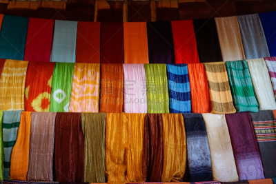 纺织品,色彩鲜艳,商店,纹理效果,布店,条纹,纺织工业,服装店,圆形,绿色