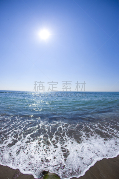 镰仓市,海滩,相模湾,神奈川县,自然,垂直画幅,无人,水平线,户外,海洋