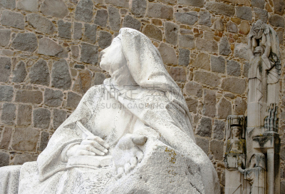 saint theresa,神圣,纪念碑,留白,灵性,艺术,水平画幅,纯净,户外,石材