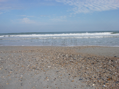 蓬特韦德拉海滩,杰克逊维尔,佛罗里达,飓风,暴雨,布希曼族,暴风雨,水平画幅,沙子,贝壳