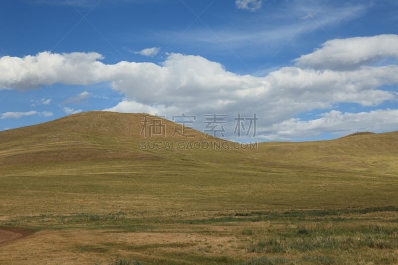 东欧大草原,鄂尔浑河谷,veldt,草地围场,自然,天空,草地,柳树,水平画幅