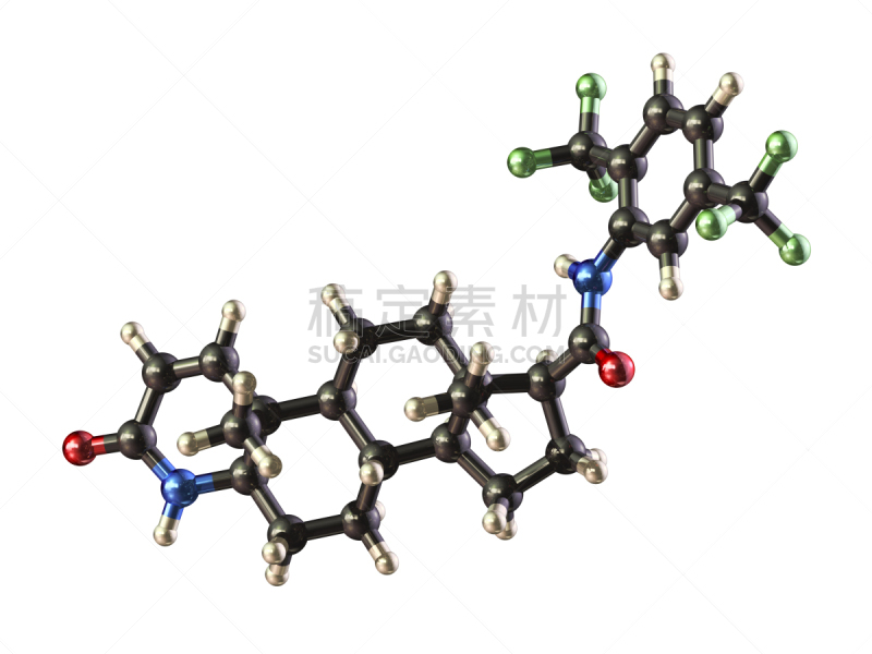 模型,前列腺癌,水平画幅,无人,白色背景,科学,健康保健,生物学,背景分离,生物化学