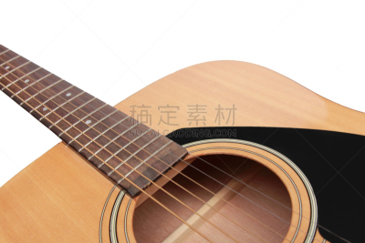吉他,部分,白色背景,分离着色,英文字母f,琴码,布鲁斯音乐,弦乐器,洞,水平画幅