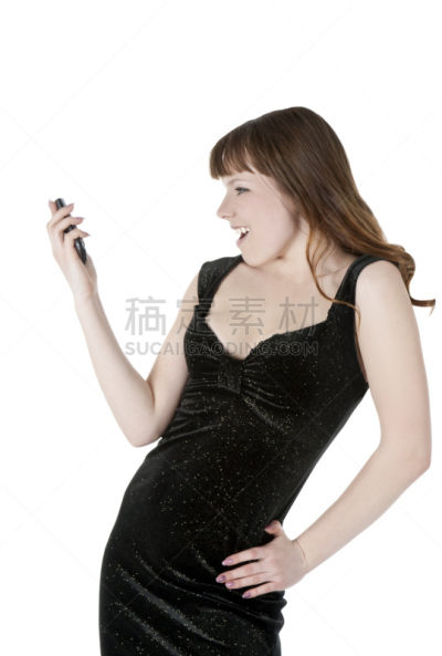 女人,快乐,手机,明亮,照片,垂直画幅,美,电子邮件,易接近性,享乐